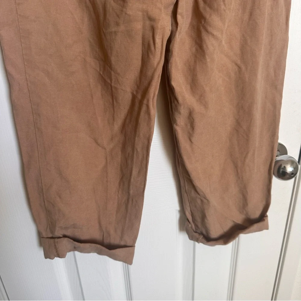 Mara Hoffman Brown Chino pants Linen Size 6 - Picture 7 of 9